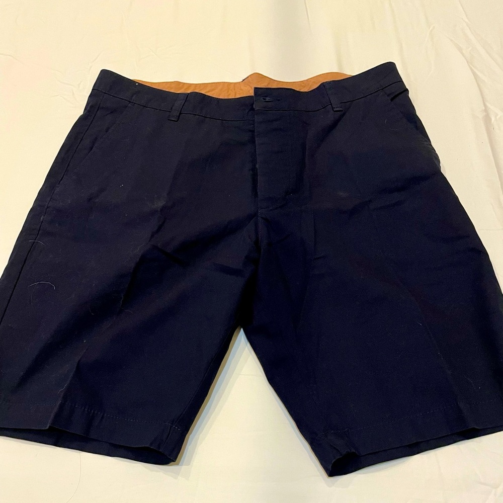 Navy blue button men’s shorts